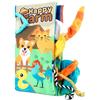Montessori Interactive Toy Book, Multicolor 3D Fabric Sensory Book, Baby Early Learning Toy, Farm Animals Theme