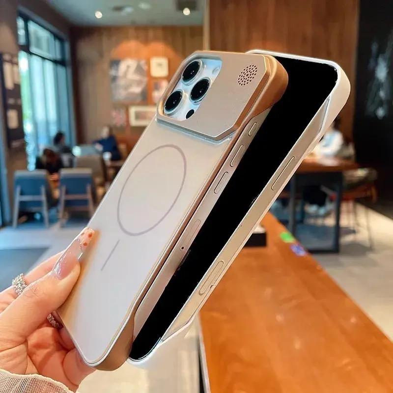 Fragrance AG Frosted Frameless For Magsafe Magnetic Hard Case For iPhone 16 15 14 Plus 13 12 Mini 11 Pro Max Wireless Charging