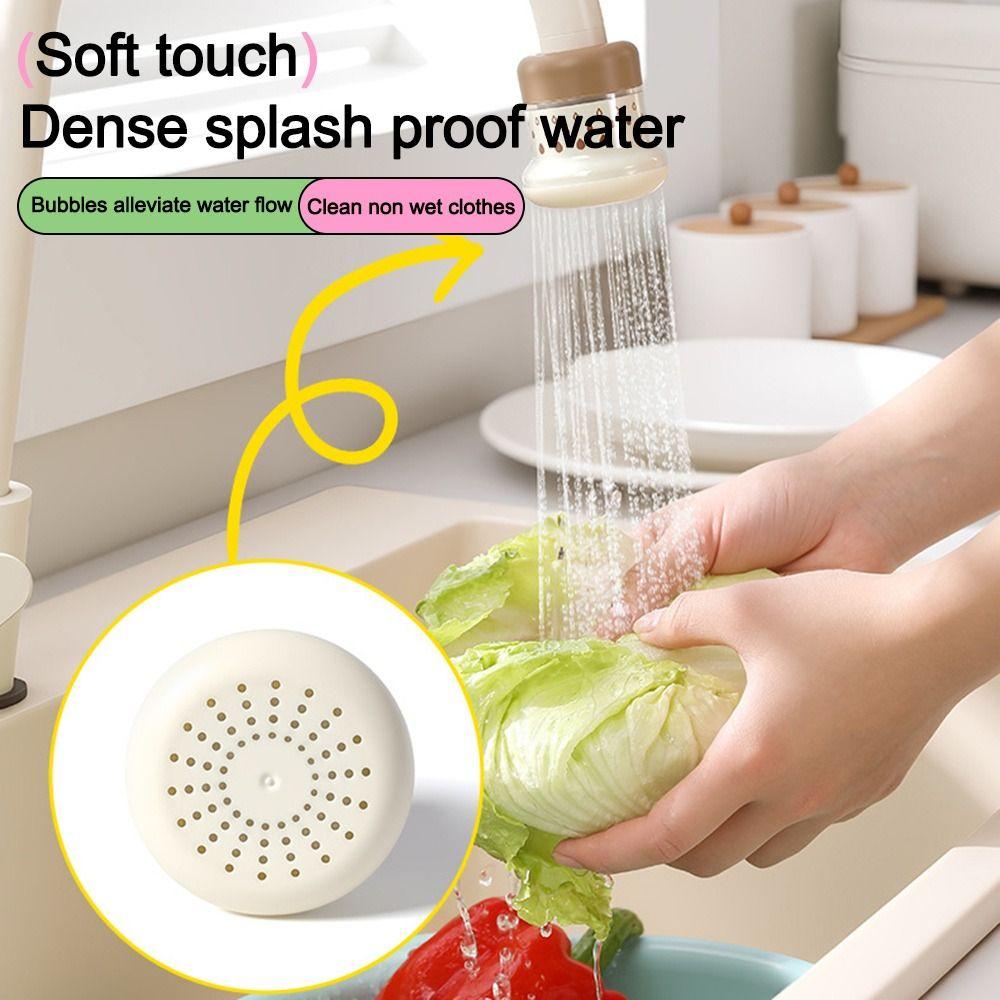 Water-saving Kitchen Sink Faucet Extender Rotatable Tap Water Filter Dopamine Kitchen Shower Head