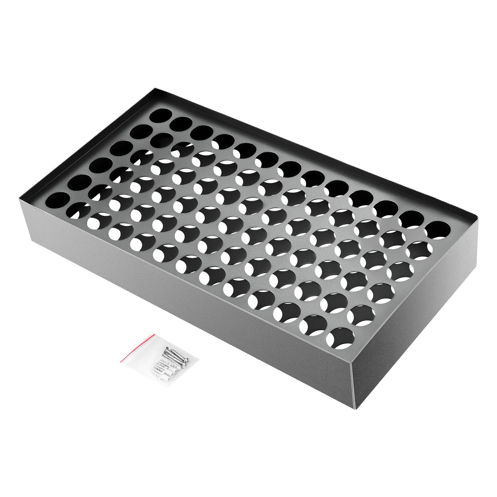 

78 Holes Pigment Rack Wall Mounted Paint Organizer Iron Pigment Shelf Pen Shelf Nail Polish Organizer Lipstick Rack чёрный