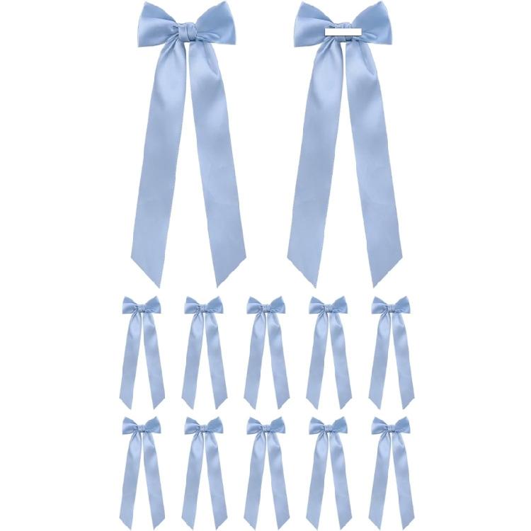12 Piece Elegant Satins Ribbon Bowknots User Friendly Design Ribbon Gift Wrapping Supplies For Wedding Birthday Decorations
