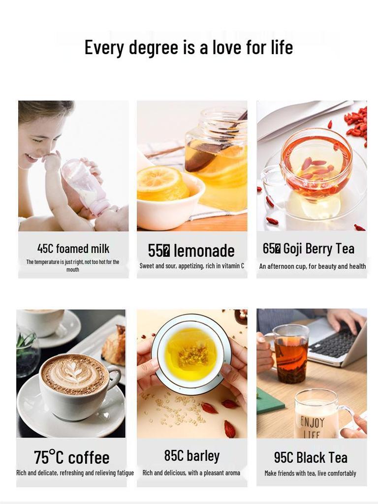 Vios Electric Kettle: 304 Stainless Steel, 4L/5L/6L, Auto-Insulating