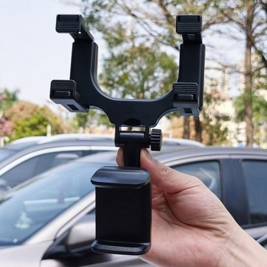 360° Rotation Car Phone Holder Rear View Mirror Phone Mount Cell Phone Support