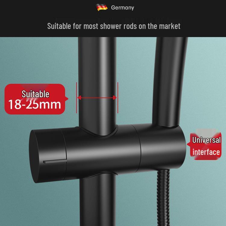 Adjustable Shower Head Bracket & Riser Set