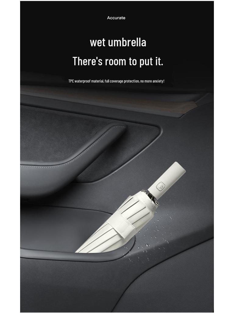 Vollständig umwickelte Tür-Aufbewahrungsbox-Matte für Tesla Model Y/3