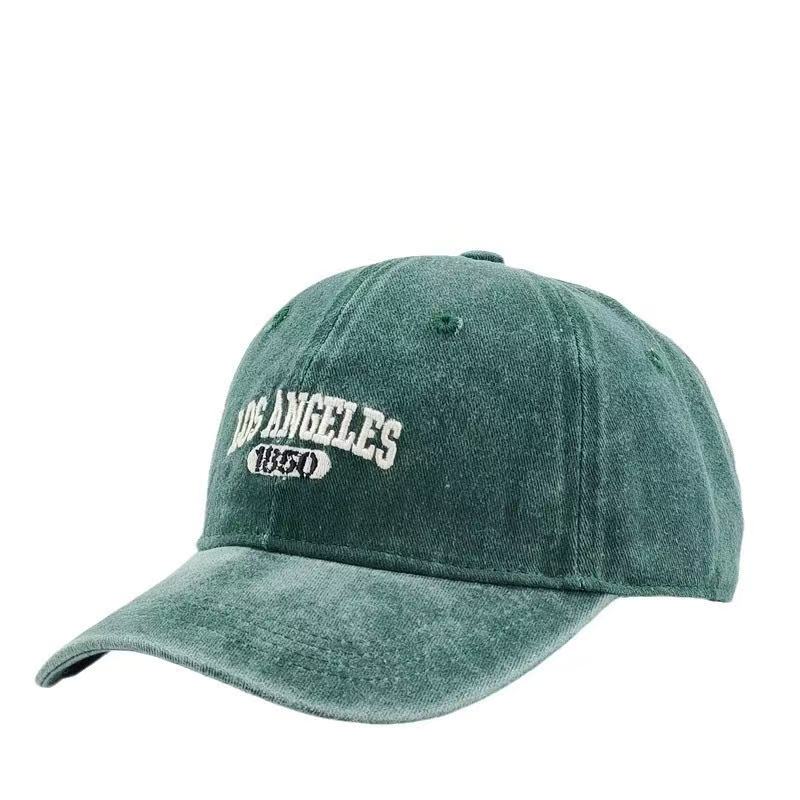Casual Baseball Cap for Women Men Cotton Soft Top Hats Unisex Los Angeles Embroidery Snapback Hat Hiking Sunscreen Caps