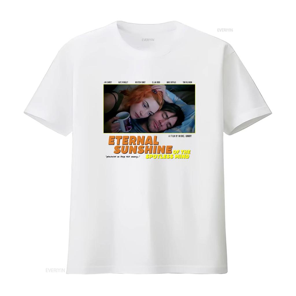 Eternal Sunshine of the Spotless Mind Movie Vintage Retro Washed T Shirt for Lovers Jim Carrey vintage Washed graphic Casual