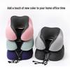 Portable Quick-Dry Cooling Travel Neck Pillow - Foldable Memory Foam U-Shape for Airplane Support