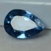 Natural Gemstone Sapphire Pear Blue 5.30 Ct CERTIFIED Pendant Size