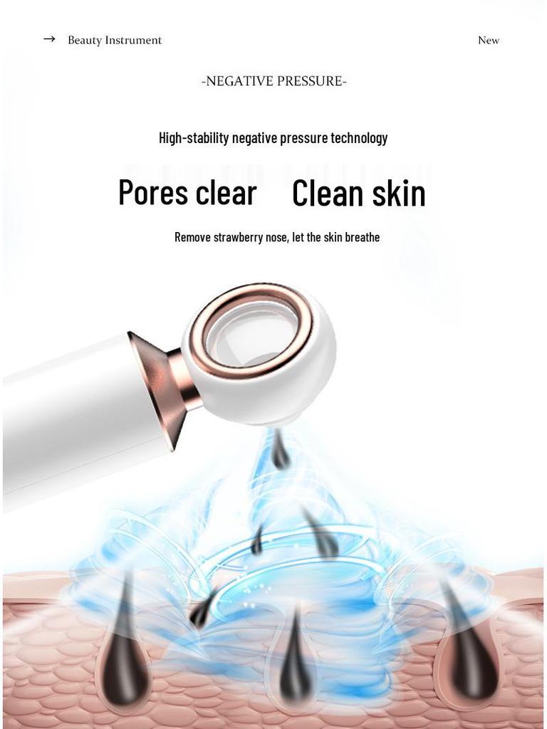 Electric Blackhead Remover: Visual Beauty Instrument for Pore Cleansing and Facial Suction