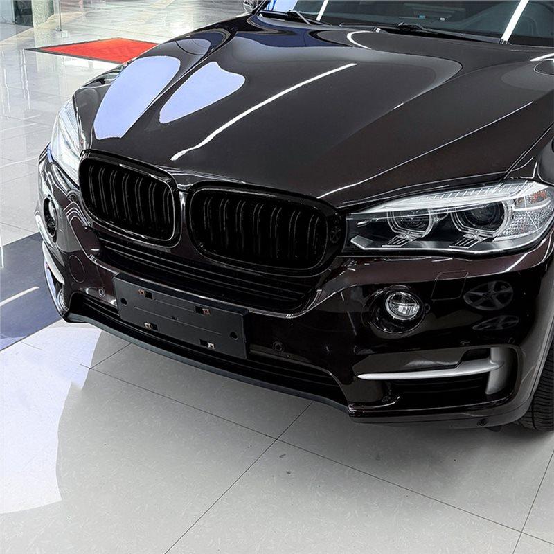 A14U-Front Hood Grille Double Line Air Intake Kidney Grills For BMW X5 F15 X6 F16 2014-2018 Car