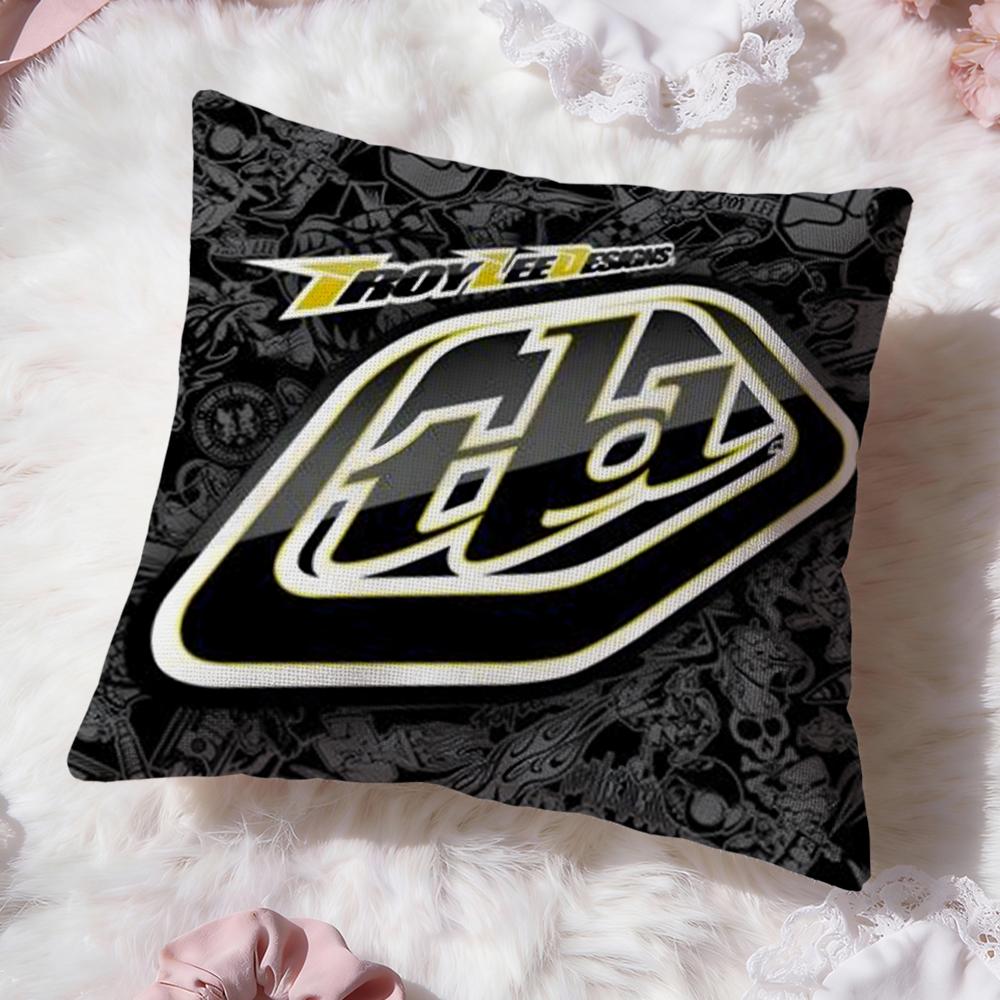 Luxury T-Troy Lee Cushion Cover Premium Comfort Reversible Pillow Cove -Two in One Design for Any Room & Car Interior