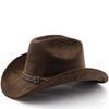 American Retro Big-brimmed Suede Top Hat, Western Cowboy Hat, Tibetan Travel Versatile Riding Hat