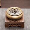 1PC Ancient Copper Incense Burner Household Indoor Incense Seal Plate Incense Thread Incense Burner Incense Accessories Household Incense Burner