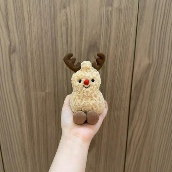Jellycat-Style Moose Plush Toy - Little Peanut Christmas Gift