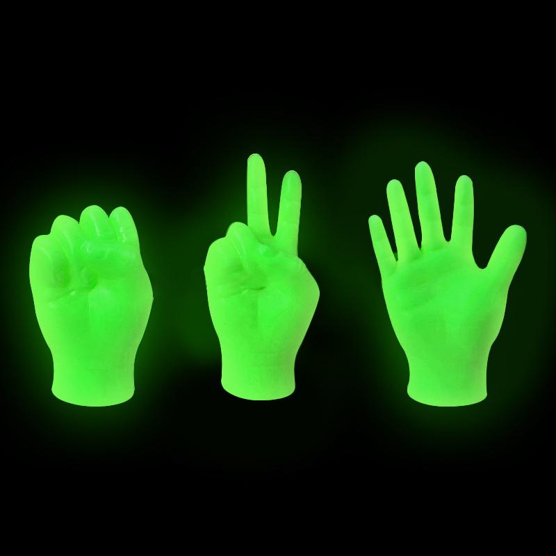 1Set Cat Interactive Funny Gesture Toys Mini Multi-Style Teasing Cat Finger Human Fake Hand Gloves Pet Toys Supplies