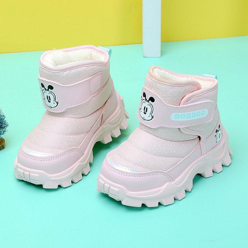 Winter Baby Boots Warm Plush Rubber Sole Toddler Kids Sneakers Infant Shoes Little Boys Girls Boots