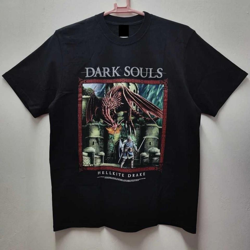 Playstation Dark Souls Hellkite Drake T-shirt Reprint Full Size S-3XL M
