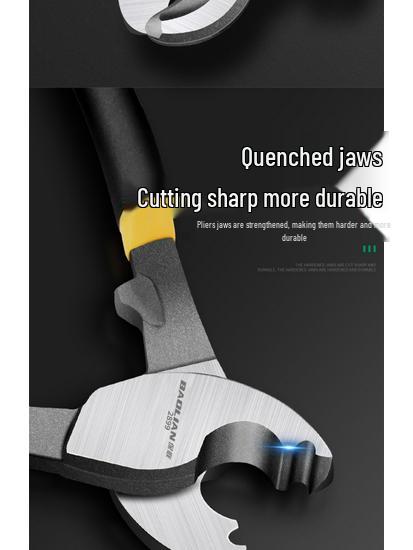 Crescent Mehrzweck-Elektrikerzange: Kabelabschneider, Drahtabisolierer, Schere und Verdreher.