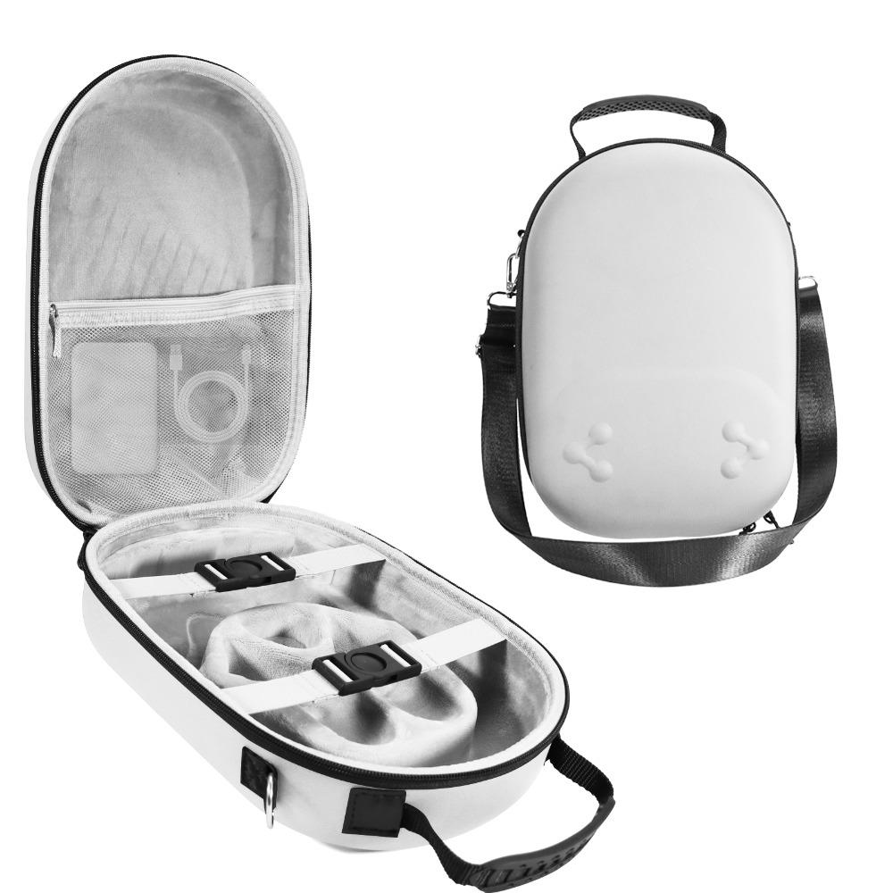 

Сумка для хранения очков виртуальной реальности EVA, портативный жесткий чехол для переноски гарнитуры Meta Quest 3S/3 белый