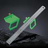 Carpentry Woodworking Ruler Aluminum Positioning Block Center Finder 45/60/90 Degree Angles Scriber Line Marking Gauge