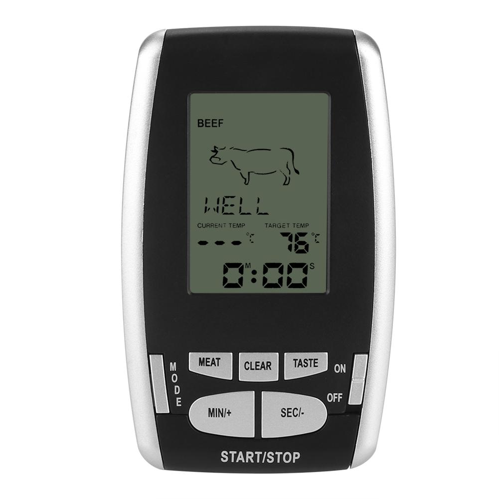 434RF Wireless Barbecue Digital Thermometer For BBQ Grill Kitchen Food Cooking