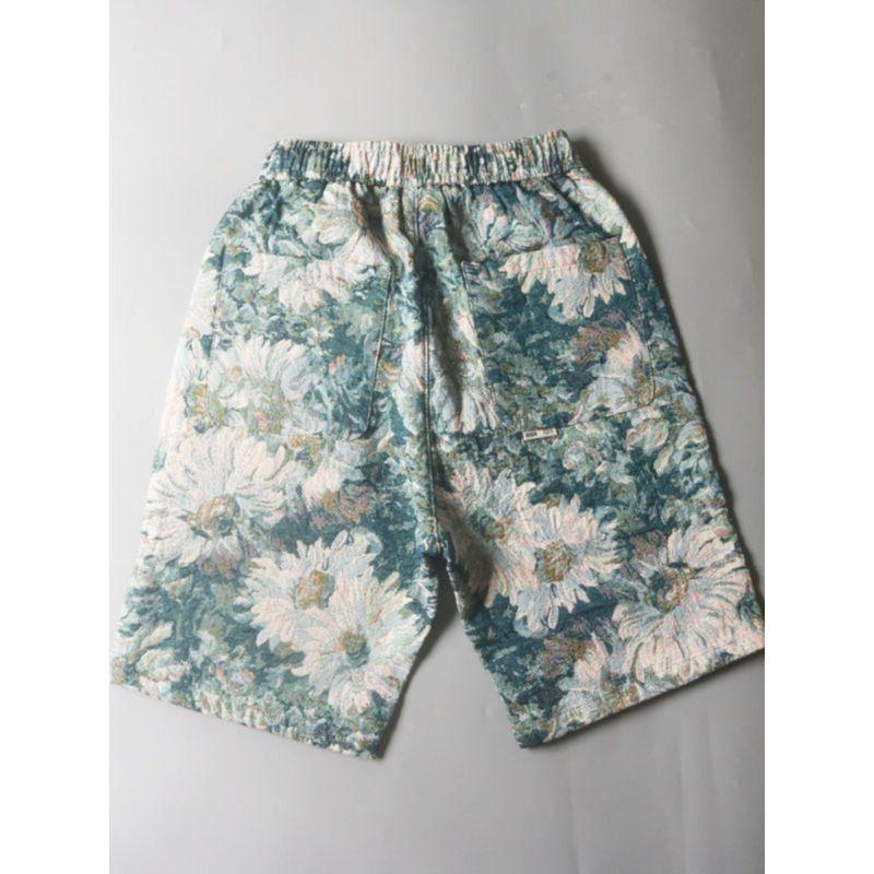 American-Style Embroidered Shorts from Foreign Trade Factory Surplus, Summer Trendy Brand Ins Beach Shorts, Loose Straight Casual Five-Point Pants
