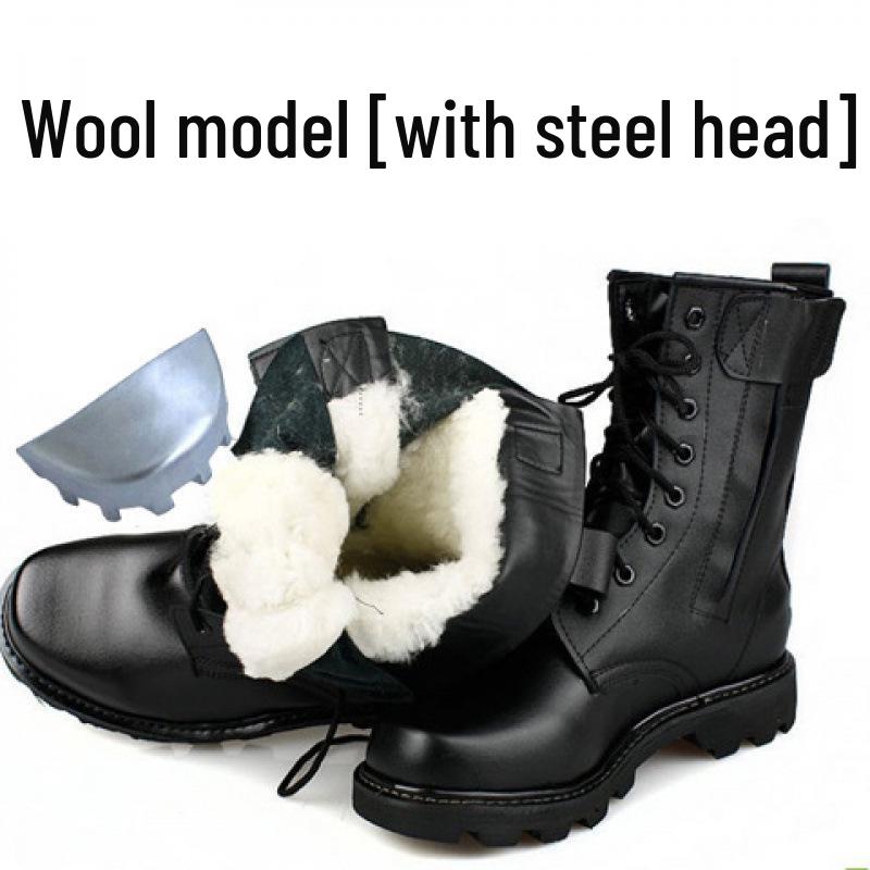 

Мужские высокие шерстяные ботинки Martin — теплая, нескользящая, ветрозащитная кожаная обувь для отдыха на природе на осень и зиму Size 44