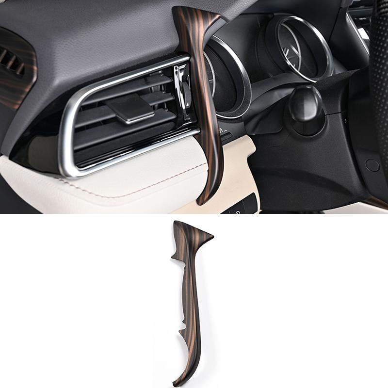 For Toyota Camry   Instrument Console Gear Water Cup Cover Air Vent Trims Car Interior Peach Wood Decoration