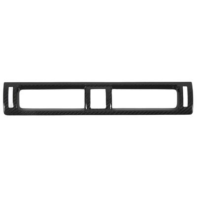 Capa Saída de Ar Console Central Fibra de Carbono Painel Decoração Saída de Ar Condicionado Adesivo de Acabamento Substituição