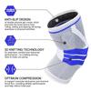 Silicone Knee Brace Support Sleeve for Arthritis Meniscus Pain Relief Joint Compression Protection Sport Running