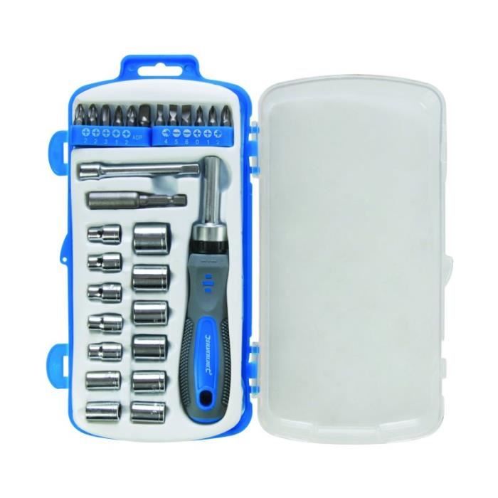 Douilles et porte-douille, 28 pcs - outil de vissage
