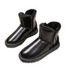 Snow Boots 2025 New Velvet Thickened Medium Tube Waterproof and Non-slip Fur Integrated Winter Warm Cotton Shoes 2025