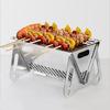 BBQ Grill Charcoal Folding Card Grill BBQ Stove For Camping Picnics Hiking Party
