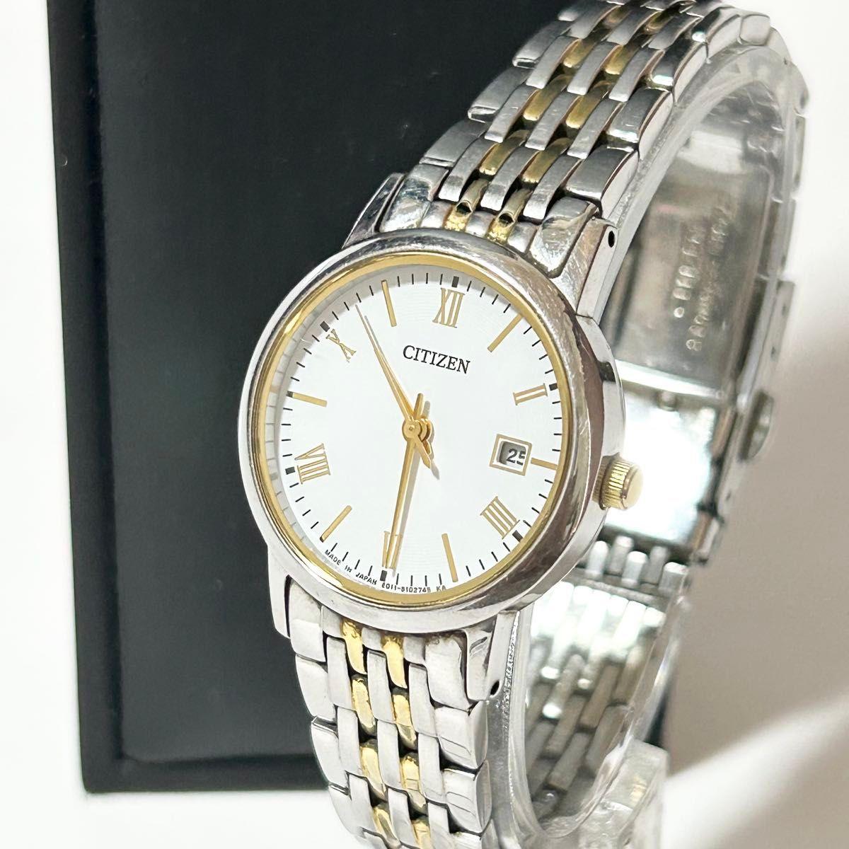 CITIZEN Citizen Eco Drive E011-S067928 Solar Date White Dial Women s Watch