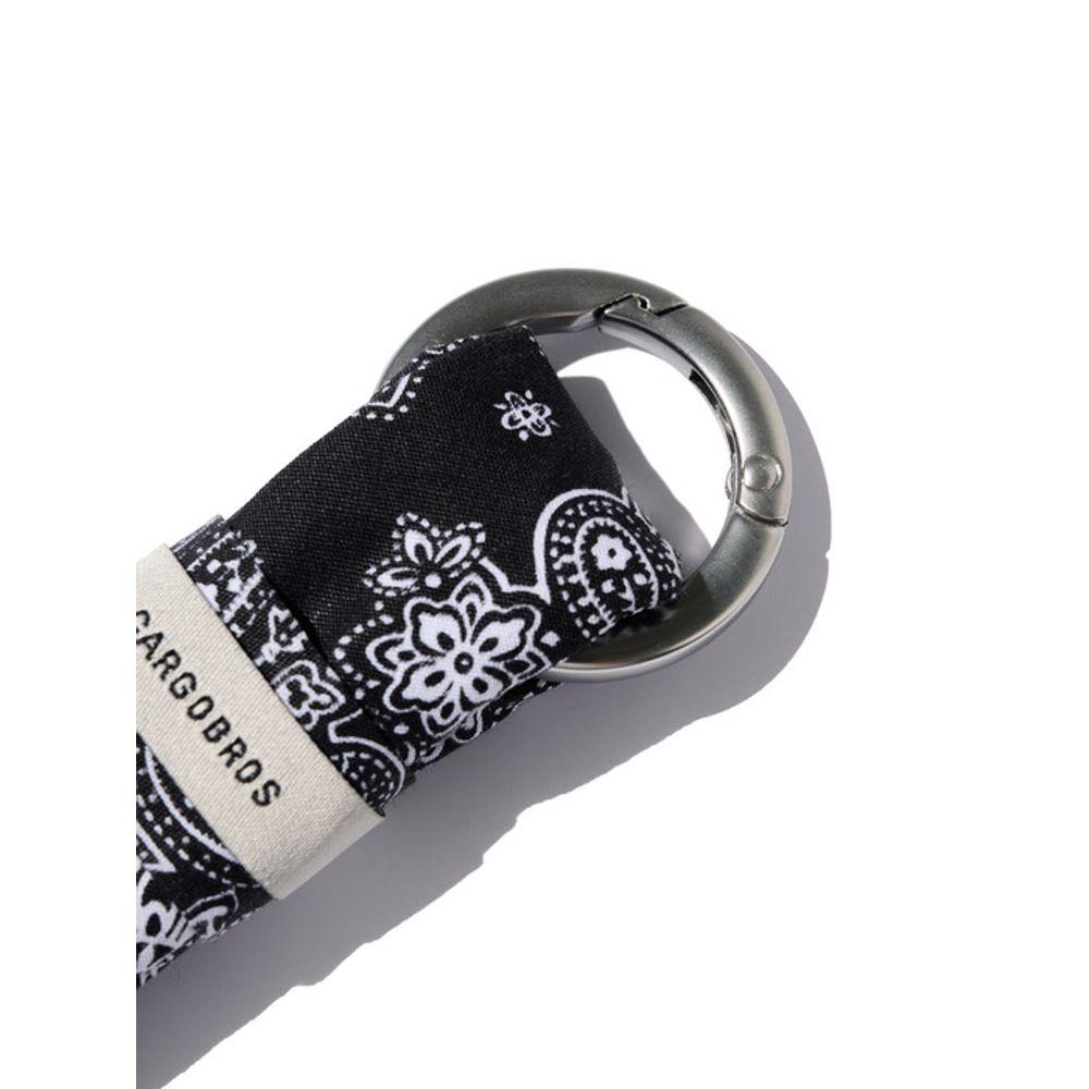 CARGOBROS Paisley Bandana Keychain (Black)
