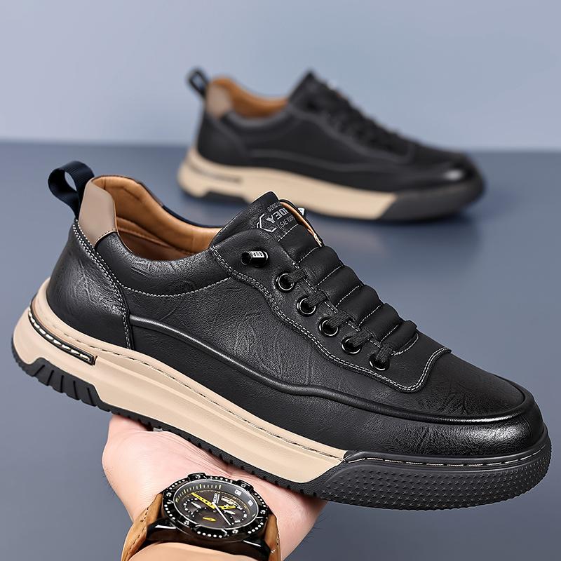 

Autumn men s four seasons fashion soft sole soft surface one pedal casual trendy shoes tooling shoes men 2025 38
