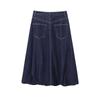 Fashion Style 2024 Fall and Winter New Women's Mid-Waist Cotton Balloon Style Casual Denim Skirt 6929290