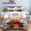 Cartoon-Muster Bettwäsche Steppbett-Set Bettbezug Kissenbezug Heimdekoration Geburtstagsgeschenk (1 Bettbezug + 2 Kissenbezüge, ohne Füllung)