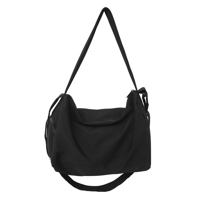 

Спортивная сумка для фитнеса, мужская дорожная сумка для тренировок по плаванию на короткие дистанции, женская сумка для хранения большой вместимости для йоги, сумка через плечо чёрный