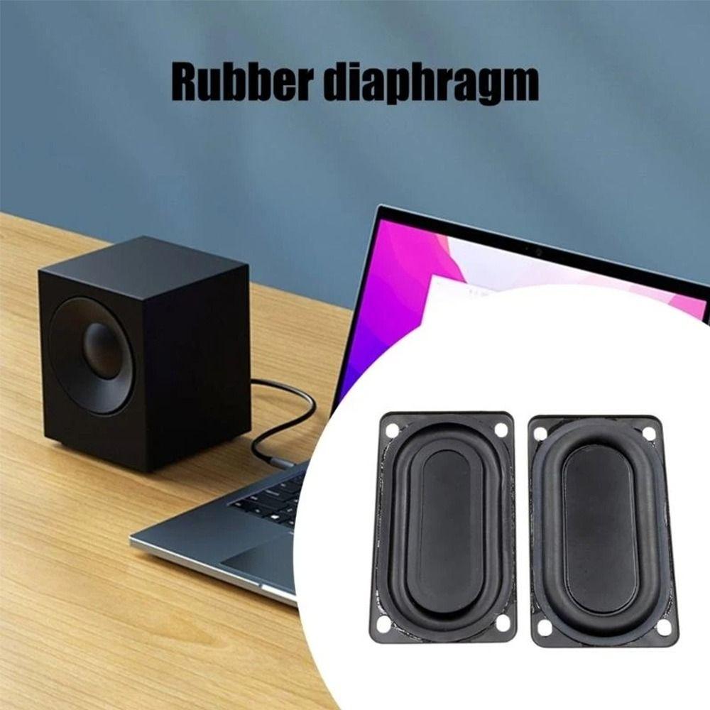 1/2Pcs Rectangular Passive Bass Resonance Plate