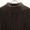 unused BEAMS LIGHTS Long sleeve Cable single rib knitting sweater 38 knit Women Used