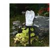 1Pc Solar Angel Lamp Statue Resin Lamp European Decorative Landscape Lamp, Outdoor, Decorative Lawn Floor Lamp