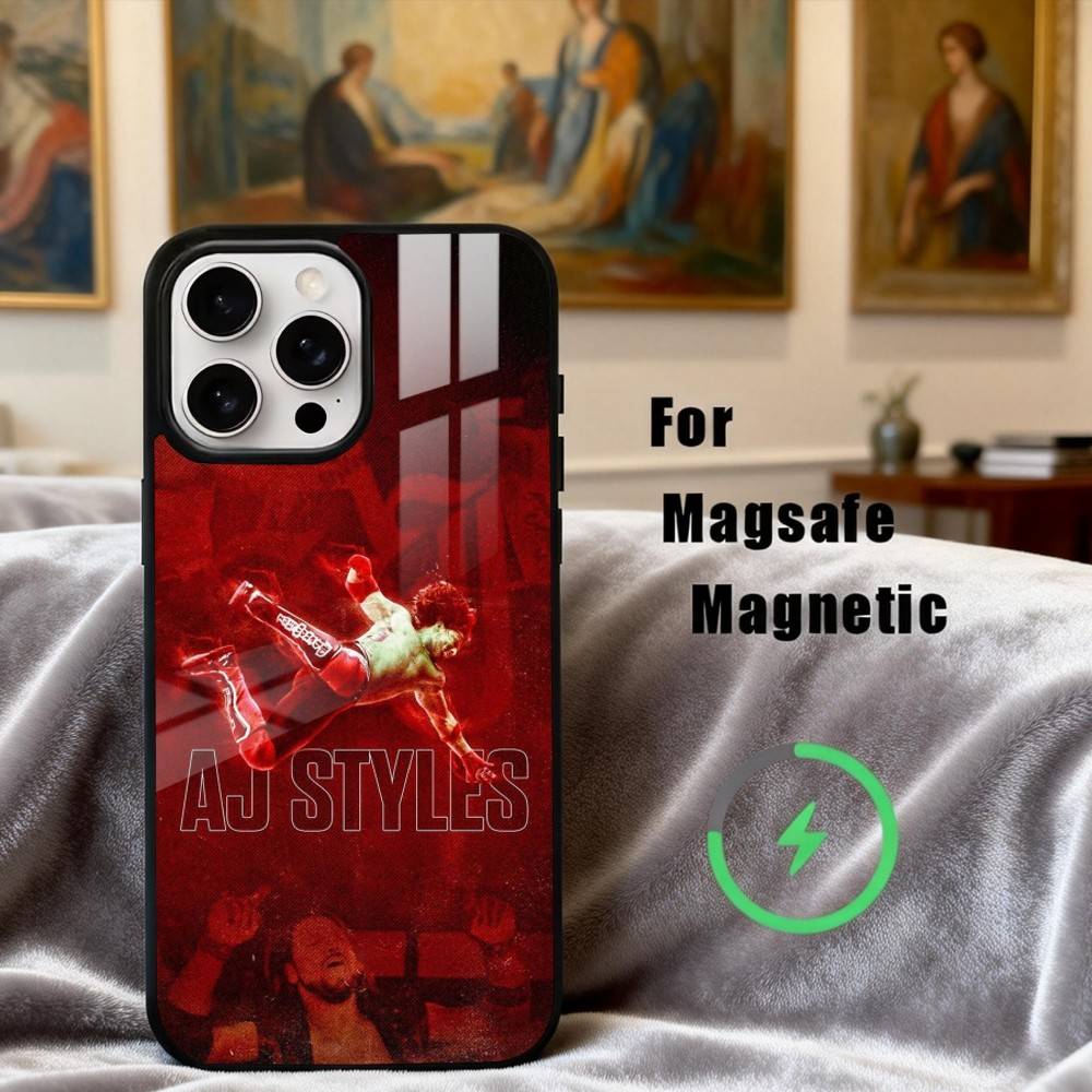 A-Aj Powerful S-Styles-S Phone Case For iPhone17,16,15,14,13,12,11 Plus,Pro Max Magnetic For Magsafe Wireless Charging