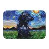 Custom Starry Night Dachshund Dog Doormat Anti-Slip Entrance Kitchen Bathroom Floor Door Mats Bedroom Balcony Carpet Rug