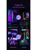 RGB Sound-Sync Rhythm Light: Trendy Colorful Music Atmosphere LED for Car or Desk with Sound Sensor