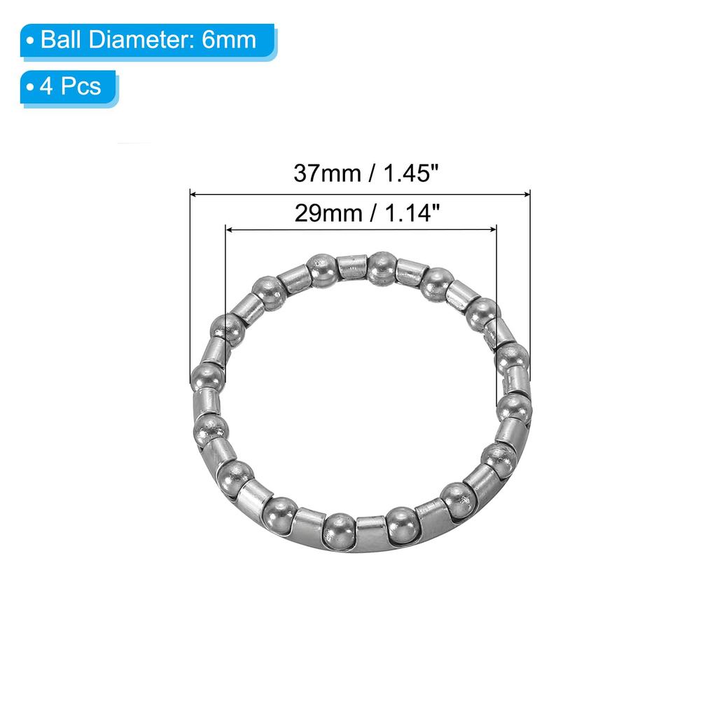 PATIKIL Bike Ball Crank Bearing 3/16" x 16 Balls Set