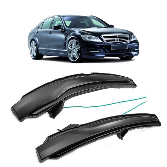 

2 шт. динамические указатели поворота, поворотники, зеркальные фонари для Mercedes Benz W205 W213