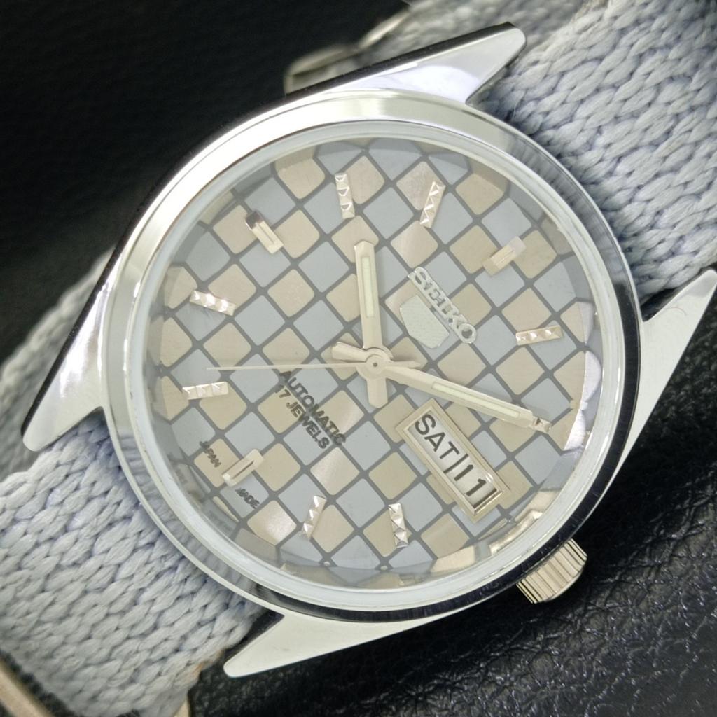 

SEIKO 5 AUTOMATIC JAPAN MENS 6309A REFURBISHED GREY COLOR DIAL WATCH a440304-4 Sk-a440304