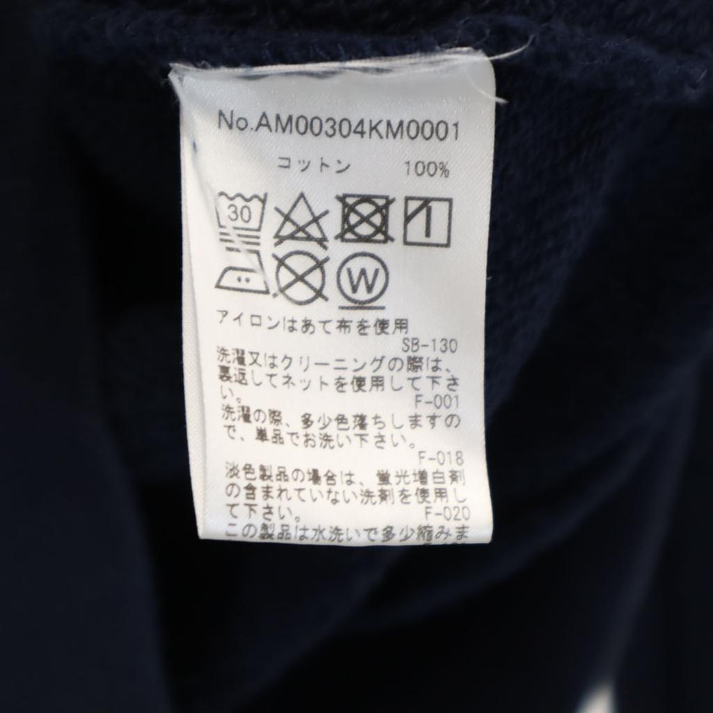 MAISON KITSUNE Made in Portugal Long sleeve Zip hoodie XS Navy Men's Used